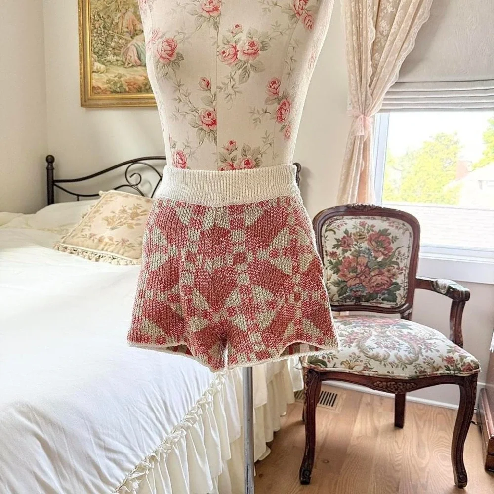 Boho knit shorts  Free‎ people knit shorts size small